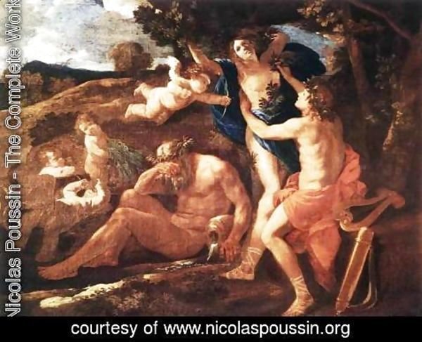 Nicolas Poussin - Apollo and Daphne 1625