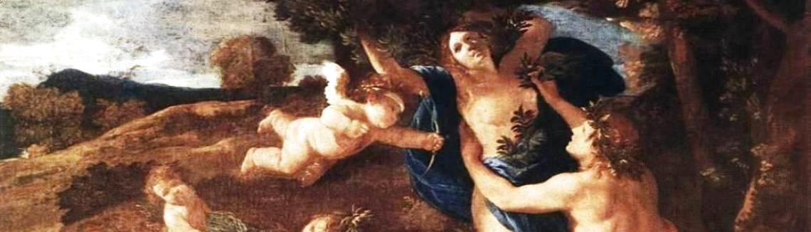 Nicolas Poussin - Apollo and Daphne 1625