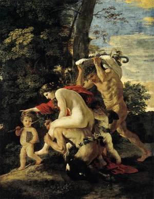 Nicolas Poussin - Bacchic Scene c. 1627