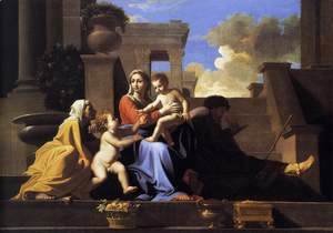 Nicolas Poussin - Holy Family on the Steps 1648