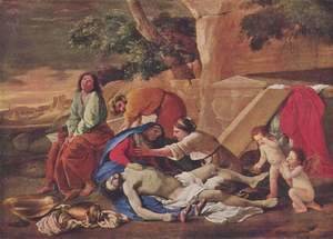 Nicolas Poussin - Lamentation over the Body of Christ 1628-29