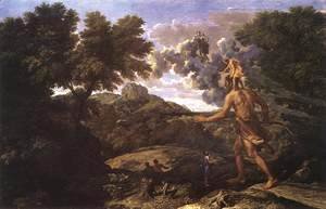 Nicolas Poussin - Landscape with Diana and Orion 1660-64