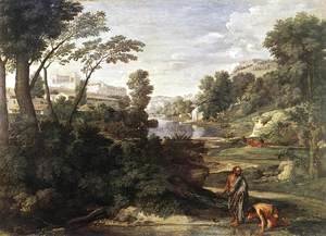 Nicolas Poussin - Landscape with Diogenes c. 1647
