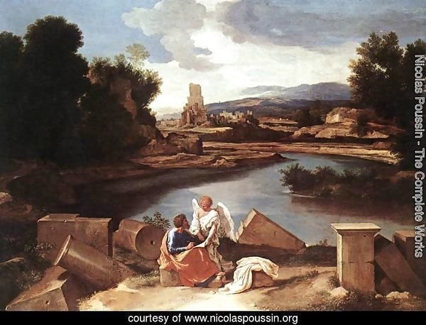 Landscape with St Matthew and the Angel c. 1645