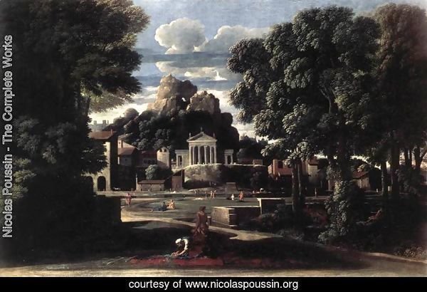 Landscape with the Gathering of the Ashes of Phocion by his Widow 1648