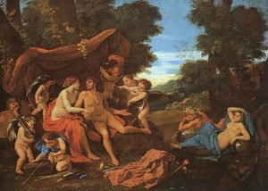 Nicolas Poussin - Mars and Venus 1627-29