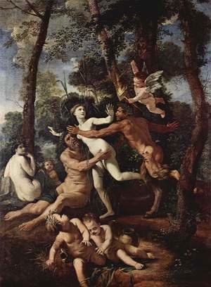Nicolas Poussin - Pan and Syrinx 1637-38