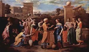 Nicolas Poussin - Rebecca at the Well c. 1648