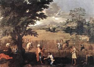 Nicolas Poussin - Summer (Ruth and Boaz) 1660-64
