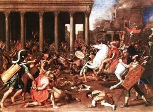 Nicolas Poussin - The Destruction of the Temple at Jerusalem 1637