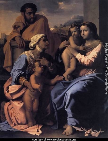 The Holy Family with St Elizabeth and John the Baptist c. 1655