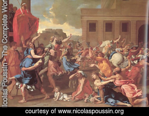 Nicolas Poussin - The Rape of the Sabine Women 1634-35