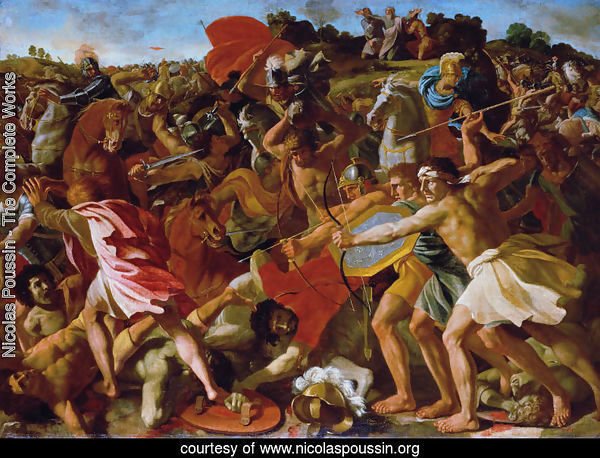 Victory of Joshua over the Amalekites, 1625-6