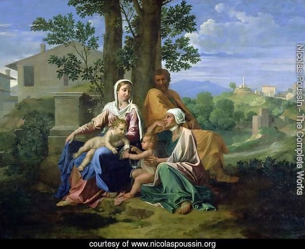 The Holy Family with SS. John, Elizabeth and the Infant John the Baptist