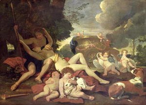 Nicolas Poussin - Venus and Adonis