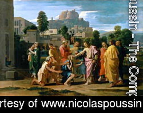 Nicolas Poussin - The Blind of Jericho, or Christ Healing the Blind, 1650