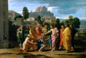 Nicolas Poussin - The Blind of Jericho, or Christ Healing the Blind, 1650