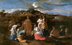 Nicolas Poussin - Moses Rescued from the Water, 1647