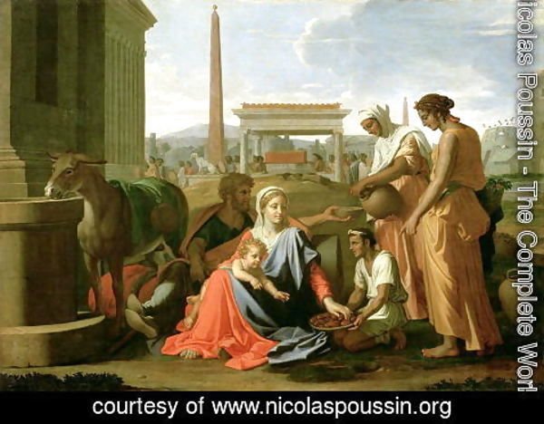 Nicolas Poussin - The Rest on the Flight into Egypt