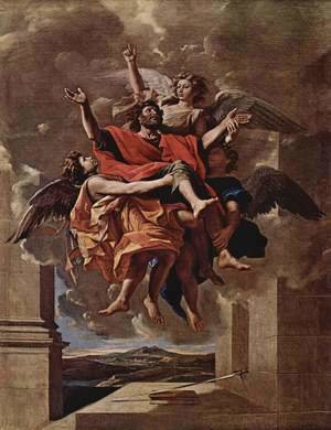 Nicolas Poussin - The Vision of St. Paul, 1649-50