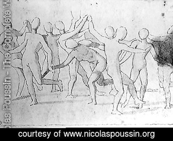 Nicolas Poussin - Study for a Bacchanalia