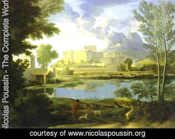 Nicolas Poussin - The Castle in Calm Weather