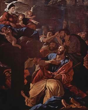 Nicolas Poussin - Apparition of the Virgin at the Great St. Jacques