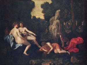 Nicolas Poussin - Narcissus and Echo