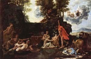 Nicolas Poussin - The birth of Baccus