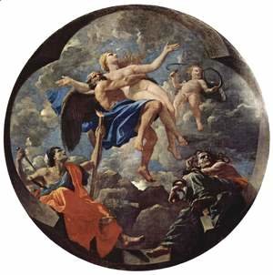 Nicolas Poussin - The time and the truth, allegory, Tondo