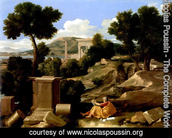 Nicolas Poussin - Landscape With St James In Patmos 1640