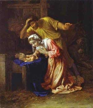 Nicolas Poussin - The Nativity 1650s