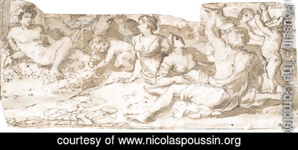 Bacchus with nymphs and putti