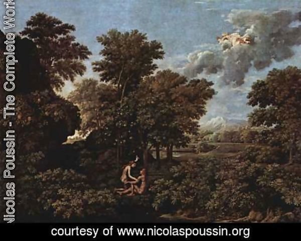 Nicolas Poussin - The Four Seasons, Spring Scene