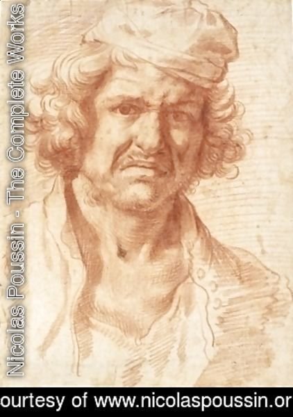 Nicolas Poussin - Self-portrait of Nicolas Poussin from 1630, while recovering from a serious illness