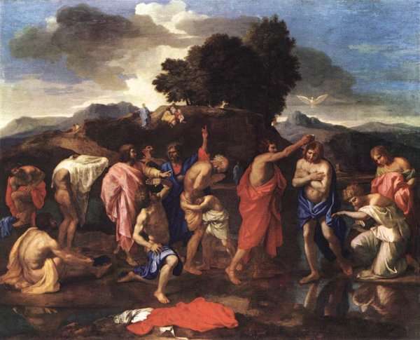 Sacrament of Baptism by Nicolas Poussin