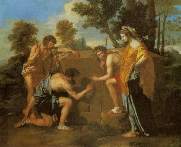 Et in Arcadia Ego by Nicolas Poussin