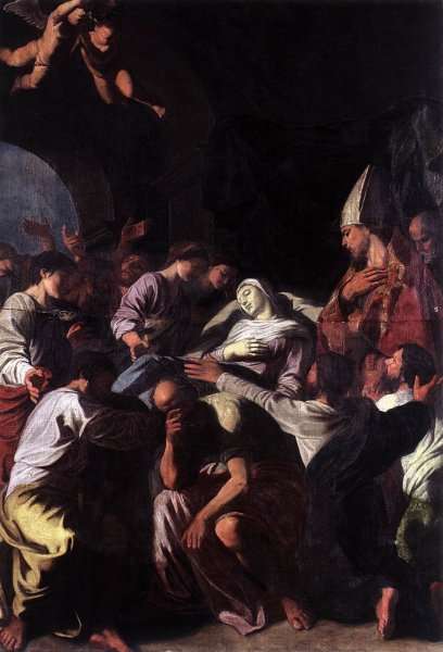 Death of the Virgin by Nicolas Poussin
