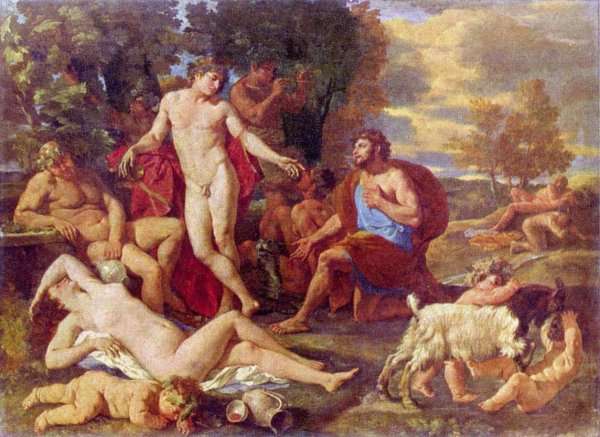 Midas and Bacchus 1629-30 by Nicolas Poussin