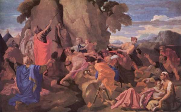 Moses Striking Water from the Rock, 1649 by Nicolas Poussin