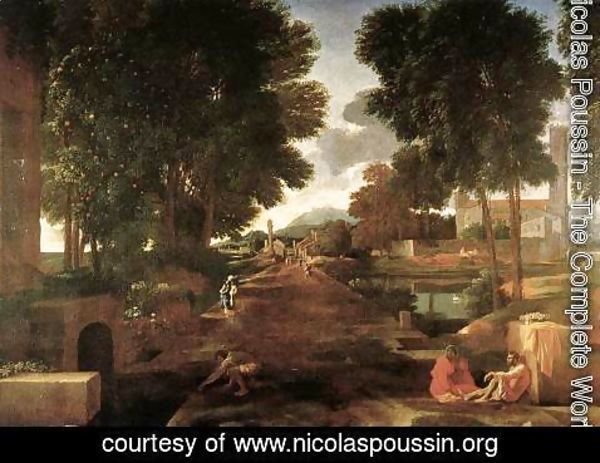 Nicolas Poussin - A Roman Road 1648