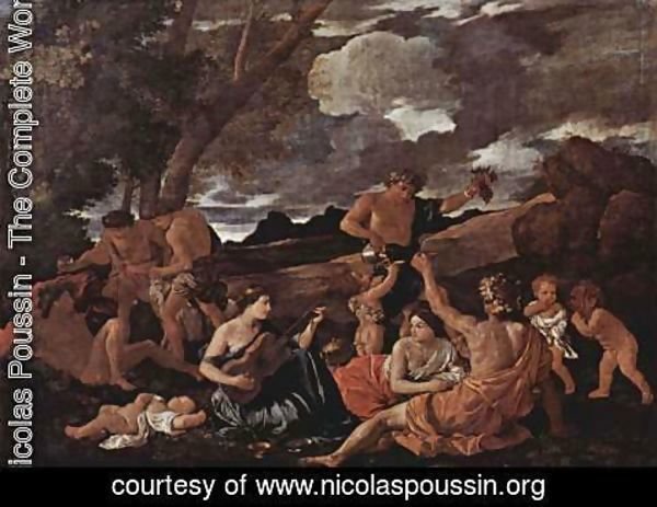 Nicolas Poussin - Bacchanal- the Andrians 1628-30