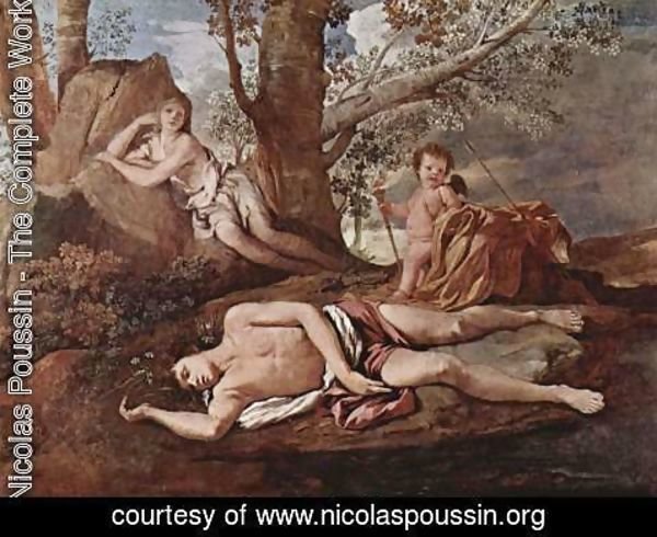 Nicolas Poussin - Echo and Narcissus 1628-30