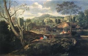 Nicolas Poussin - Ideal Landscape 1645-50