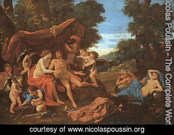 Nicolas Poussin - Mars and Venus 1627-29