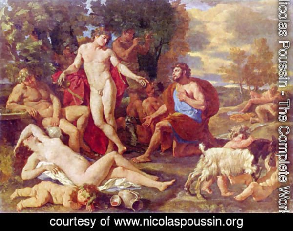 Nicolas Poussin - Midas and Bacchus 1629-30