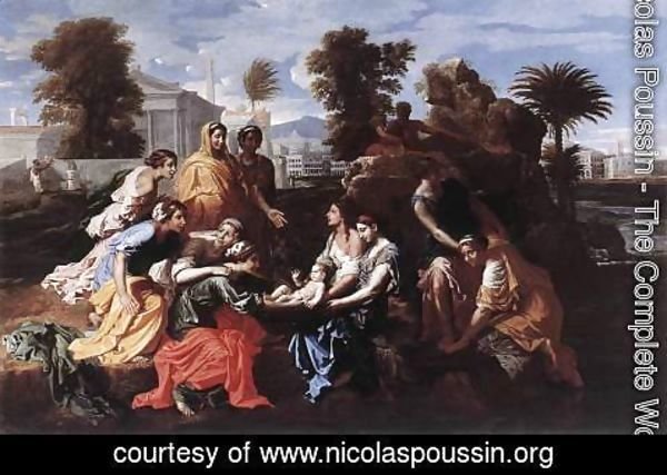 Nicolas Poussin - The Finding of Moses 1651
