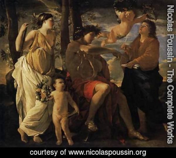 Nicolas Poussin - The Inspiration of the Poet c. 1630
