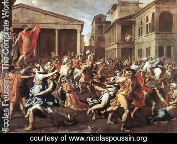 Nicolas Poussin - The Rape of the Sabine Women 1637-38