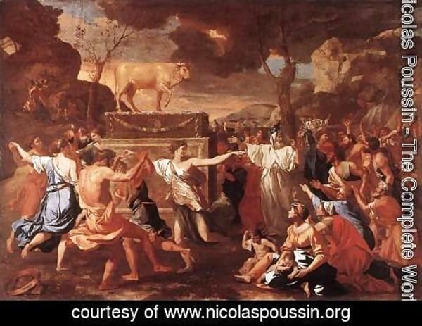 Nicolas Poussin - Adoration of the Golden Calf